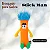 Pelúcia Stickman Com Catnip - Gato - Imagem 5
