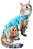 Roupa Pós Cirúrgica Pet Med Regular Dry Light Supreme Verde para Gatos - Imagem 3