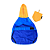 Capa de Chuva Snoopy Rollin Azul - Imagem 6