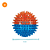 Bola Espinho Dual Color Jambo Azul e Laranja M - Imagem 3