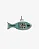 Pingente QR Code Peixe U - Imagem 3