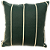 Capa De Almofada Listrada Verde E Branco - Imagem 1