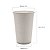 Copo de Papel 300ml Branco 50 unidades - Bio Paper - Imagem 2