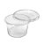 Pote Redondo 350ml Com Tampa 24 unidades - Prafesta - Imagem 1