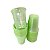 Copo de Plástico Biodegradável PS 180mL Verde 100 unidades Cristalcopo - Imagem 2