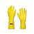 Luva Borracha natural de látex Amarela Slin (P) Volk Slin - Imagem 1
