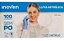 Luva Nitrílica Para Procedimento Não Cirúrgicos Sem Pó - Azul C/100 (G) Inoven - Imagem 2