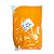 Flanela 38x58cm Laranja 12 unidades Flanell - Imagem 2