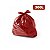 Saco para Lixo 300 Litros Coleta Seletiva Especial Vermelho com 100 unidades - Imagem 1