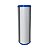 Lixeira Redonda de Inox com Tampa Aro Azul  30 Litros JSN - Imagem 1