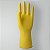 Luva de Látex Xg Amarela Top Sanro - Imagem 3