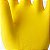 Luva de Látex Xg Amarela Top Sanro - Imagem 4
