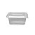 POTE PLASTICO RETANGULAR COM TAMPA ACOPLADA 500ML C/100 A GRANEL - Imagem 1