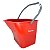 Balde de Plástico com Alça 15 Litros Vermelho - Bralimpia - Imagem 3