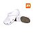 Sapato Babuche Antiderrapante BB31 Branco Nº 37/38 Soft Works - Imagem 1