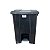 Lixeira Quadrada com Pedal 25L Preta - JSN - Imagem 1