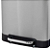 Lixeira Aço Inox Escovado 30L com Pedal - Imagem 2