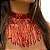 Colar Gargantilha Chocker Franjas Paetês | Dança | Carnaval - CG001 - Imagem 2