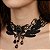Colar Gargantilha Chocker Gótico Renda| Dança Cigana- CG002 - Imagem 1