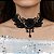 Colar Gargantilha Chocker Gótico Renda e Flor| Dança Cigana- CG003 - Imagem 3