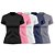 Kit 5 Camisetas Femininas UV PRO Manga Curta blusinha casual básica - Imagem 18