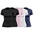 Kit 5 Camisetas Femininas UV PRO Manga Curta blusinha casual básica - Imagem 9