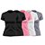 Kit 5 Camisetas Femininas UV PRO Manga Curta blusinha casual básica - Imagem 19