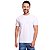 Camiseta Masculina Camisa Lisa 100% Algodão Premium Fio 30.1 Tamanho:M;COR:BRANCA - Imagem 1