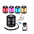 Caixa de som Alto-Falante, Mini Speaker WS-887E Bluetooth (cx887) - Imagem 4