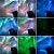 Eshiny- projetor a laser rgb com bateria recarregável de led, aurora, luz de c? - Imagem 8