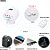 Eshiny- projetor a laser rgb com bateria recarregável de led, aurora, luz de c? - Imagem 4