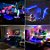 Eshiny- projetor a laser rgb com bateria recarregável de led, aurora, luz de c? - Imagem 10