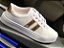 Tênis Feminino Casual Com Listras Metalizadas - 1044 Branco (1044-Branco) - Imagem 1