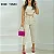 Conjunto feminino casual moletom com faixas e botões, calça curta - Imagem 3
