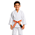 Faixa de Jiu-Jitsu Laranja Listra Branca Infantil - Imagem 2