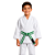 Faixa de Jiu-Jitsu Verde Listra Branca Infantil - Imagem 2