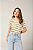 T-SHIRT GOLA V LISTRADA - BEGE MACADAMIA - Imagem 4
