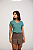 T-SHIRT GOLA V BABY LOOK - MOSS GREEN - Imagem 4