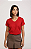 T-SHIRT GOLA V BABY LOOK - RED CLASSIC - Imagem 4