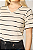 T-SHIRT GOLA V LISTRADA - BEGE SUPERNATURAL - Imagem 3