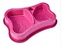 Comedouro E Bededouro Duplo Antiformiga Rosa Mr Pet - Imagem 1
