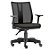 Cadeira Diretor Milano em Tela Ergonima Assento Crepe Preto - Imagem 5