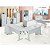 Conjunto Em L 150X150 Com 02 Gavetas Cristal/Cristal - Imagem 4