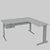 Conjunto Em L 150X150 Com 02 Gavetas Cristal/Cristal - Imagem 3