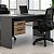 Gaveteiro Fixo para Mesa de Escritório com 2 Gavetas - Imagem 2