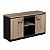 Armário Credenza Escritório com 2 Portas e Nicho 135cm - Imagem 1