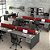 Estação de trabalho 30mm Cinza/Preto/Vermelho Yaris - Imagem 1