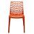 CADEIRA IRATI POLIPROPILENO LARANJA - Imagem 2