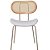 CADEIRA VENTANIA BASE CHAMPAGNE NUDE TECIDO - Imagem 2