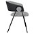 CADEIRA MALLET BASE PRETO PIED DE POULE PRETO - Imagem 3